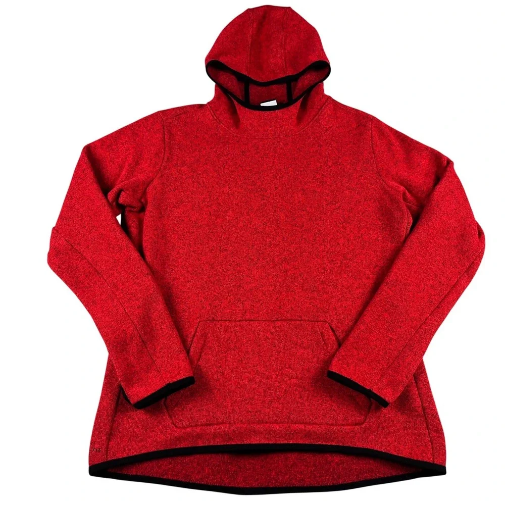 Nike Therma-FIT Hypernatural Scuba Hoodie Womens XL Fleece‎ Red Heathered